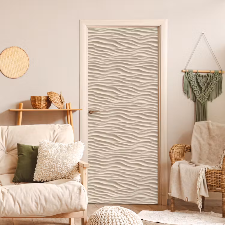 Deursticker - Zand - Golven - Beige — 4