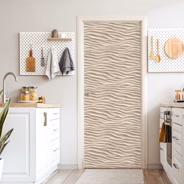 Deursticker - Zand - Golven - Beige — 7