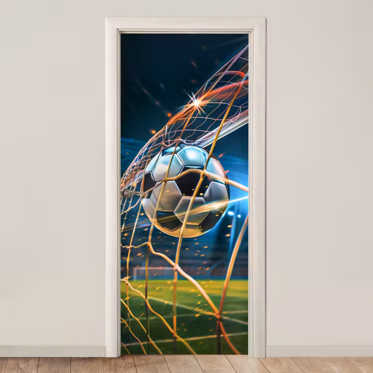 Deursticker - Voetbal - Goal - Sport - Jongens — 1