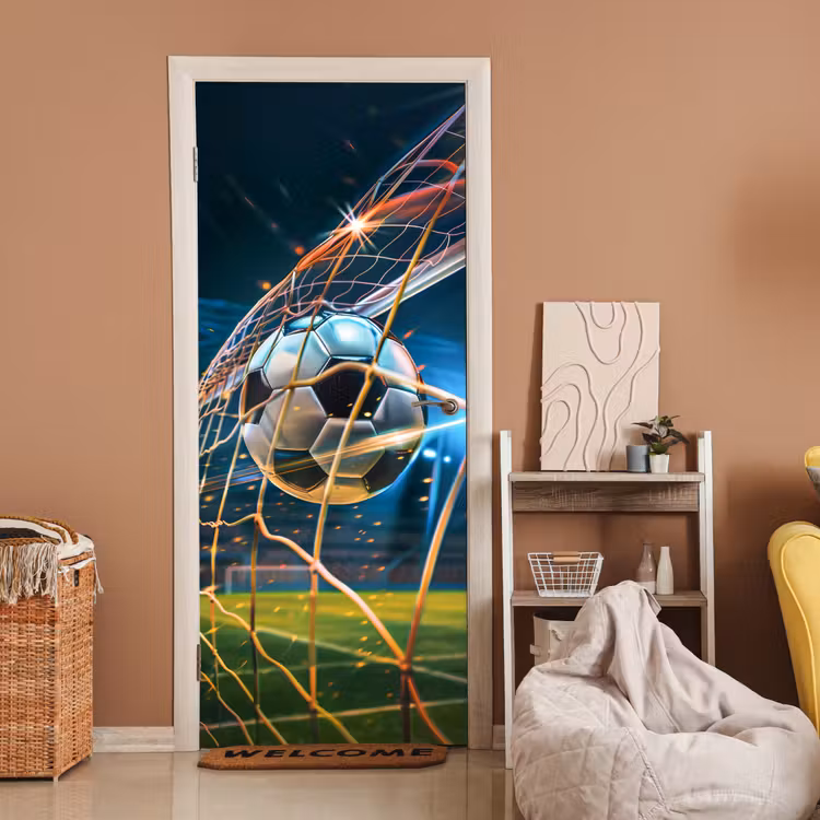 Deursticker - Voetbal - Goal - Sport - Jongens — 2