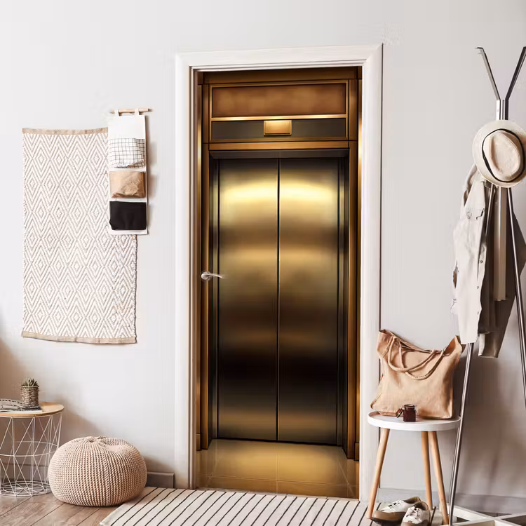 Deursticker - Liftdeur - Goud - Modern — 8