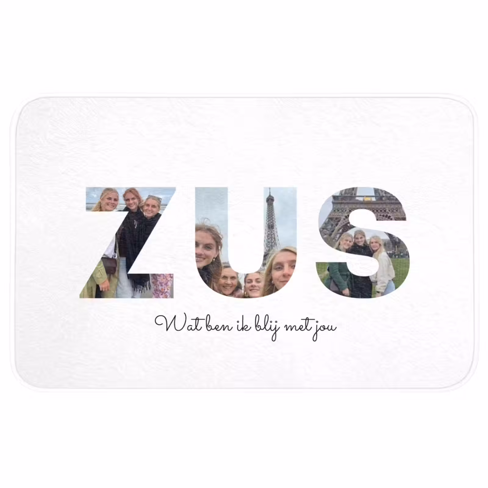 Badmat - Zus - Lettercollage — 1