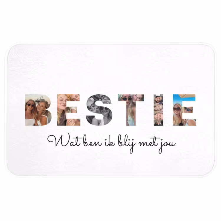 Badmat - Bestie - Lettercollage — 1