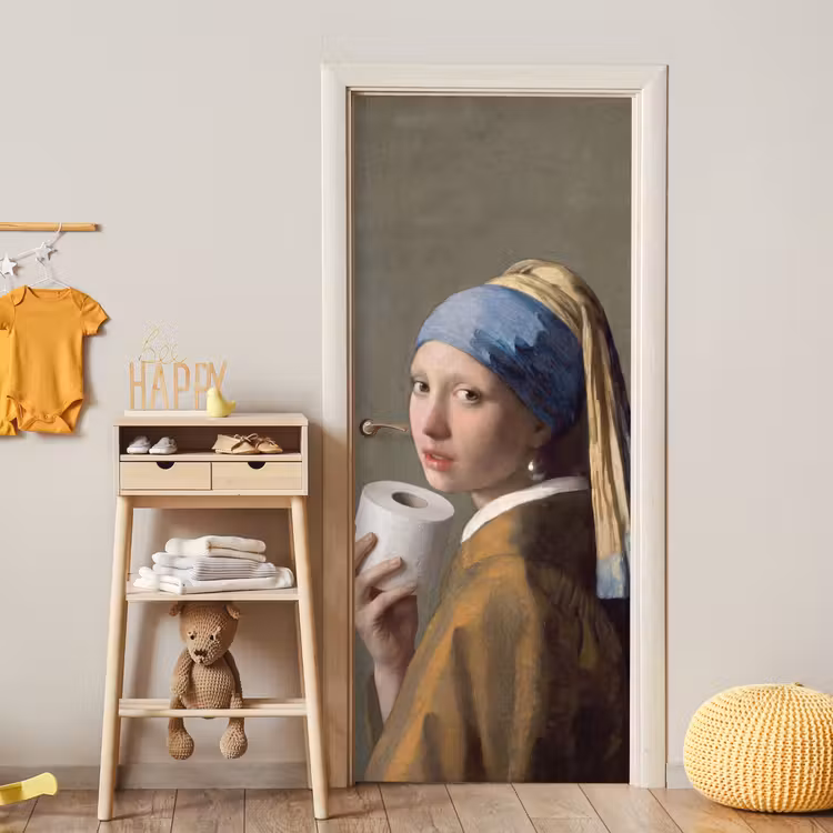 Deursticker - Klassiek - Humor - Kleurrijk — 6