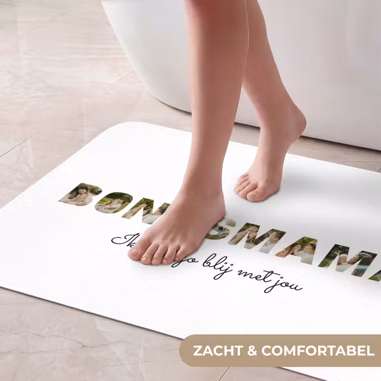 Badmat - Bonusmama - Lettercollage — 5