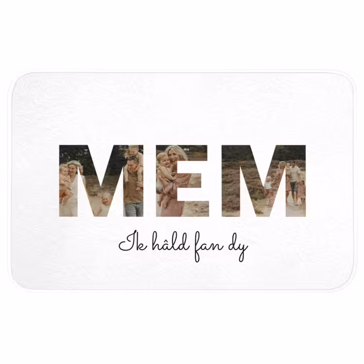 Badmat - Mem - Lettercollage — 1