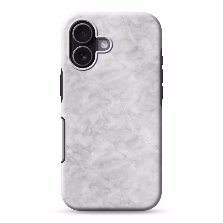 Telefoonhoesje Toughcase - Grijs - Marmer - Mat — 1