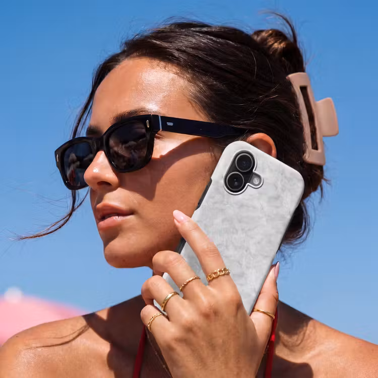 Telefoonhoesje Toughcase - Grijs - Marmer - Mat — 6