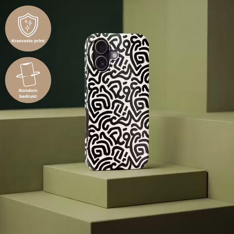 Telefoonhoesje Toughcase - Modern - Abstract - Zwart — 7