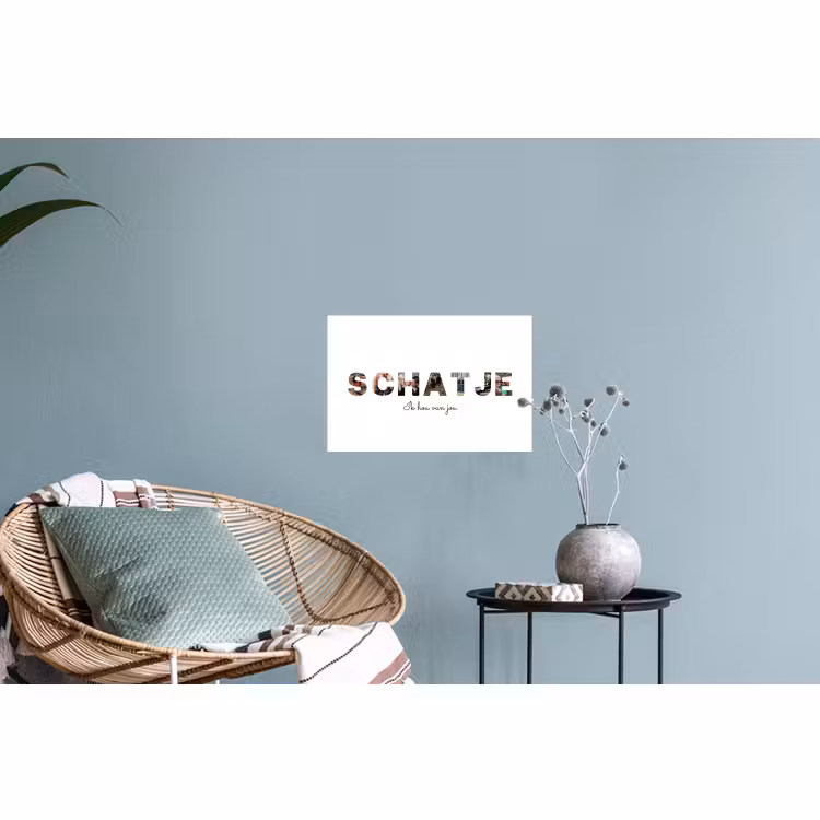 Gepersonaliseerde muursticker - Schatje - Lettercollage — 4