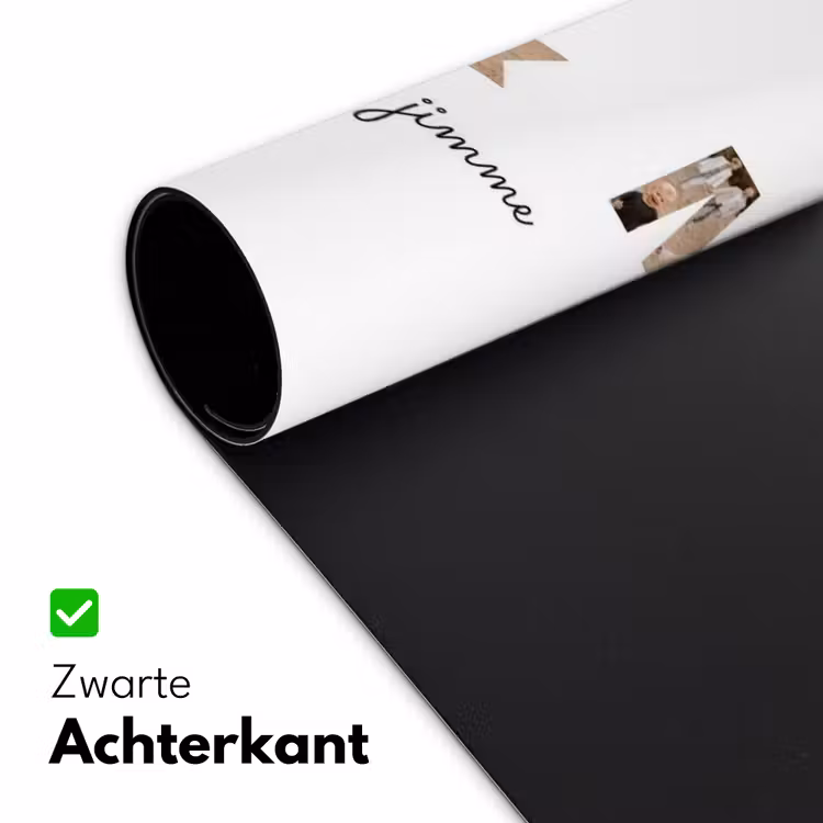 Gepersonaliseerde bureau onderlegger - Heit & Mem - Lettercollage — 5
