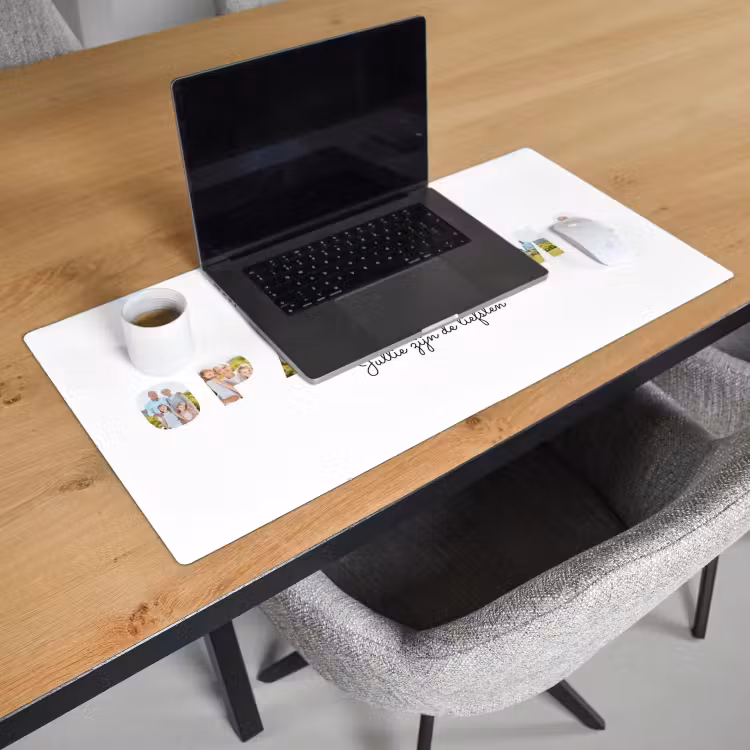 Gepersonaliseerde bureau onderlegger - Opa & Oma - Lettercollage — 3