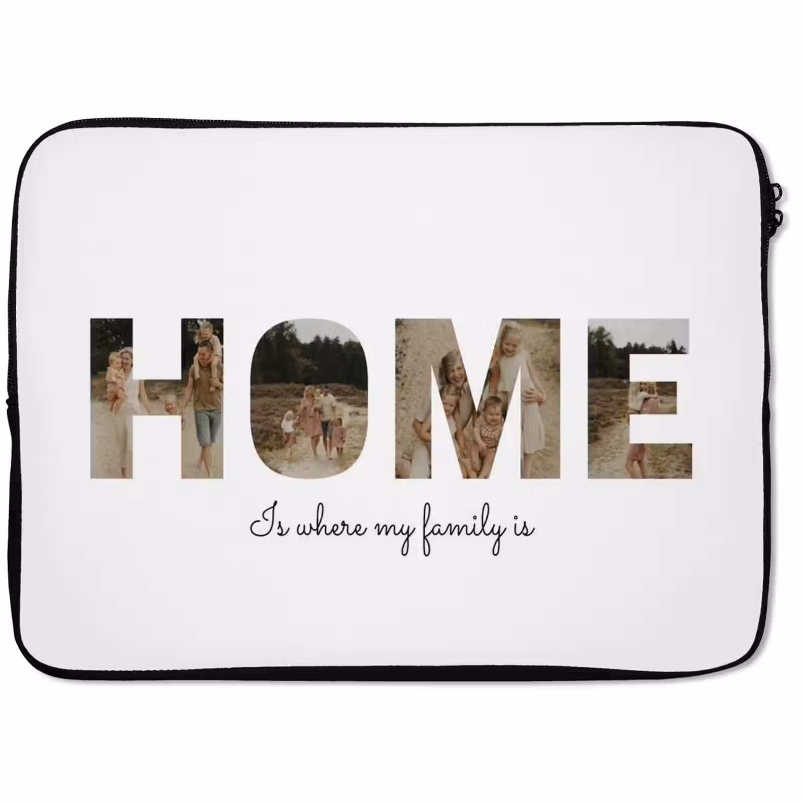 Gepersonaliseerde laptophoes - Home - Lettercollage — 1