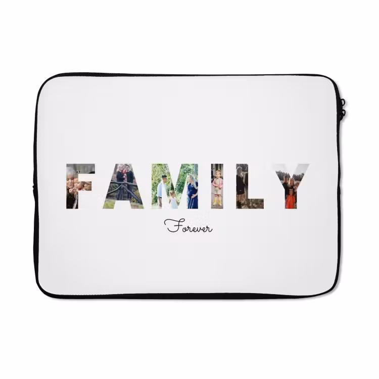Gepersonaliseerde laptophoes - Family - Lettercollage — 5