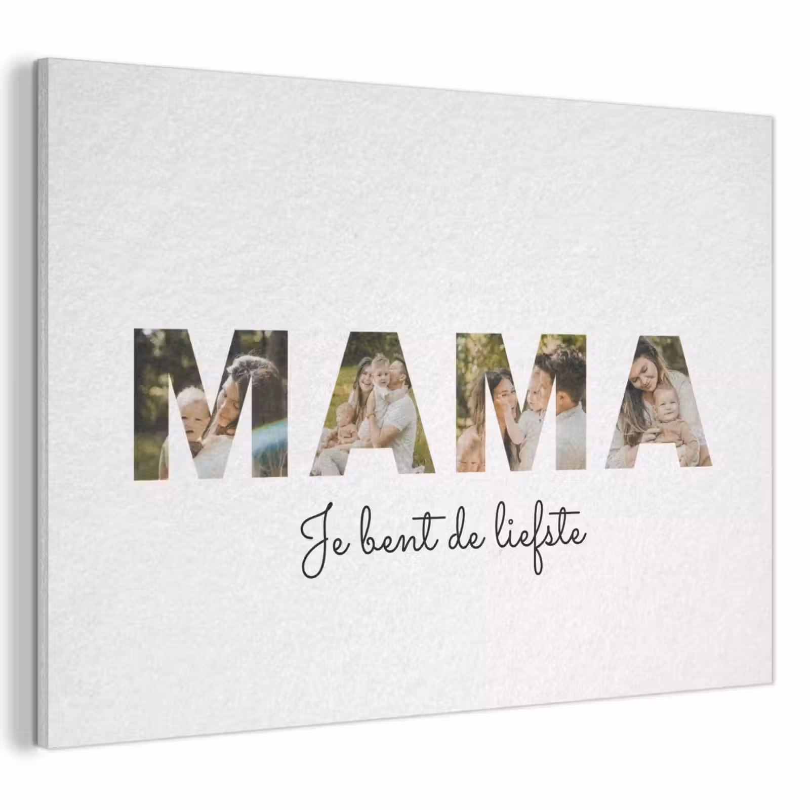 Gepersonaliseerd akoestisch schilderij - Mama - Lettercollage — 1