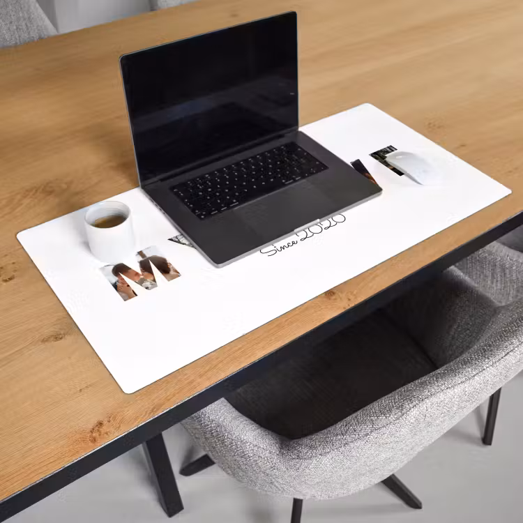 Gepersonaliseerde bureau onderlegger - My Love - Lettercollage — 3