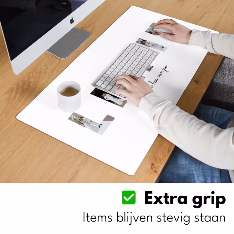 Gepersonaliseerde bureau onderlegger - Liefie - Lettercollage — 6
