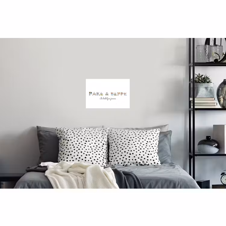 Gepersonaliseerde muursticker - Pake & Beppe - Lettercollage — 5