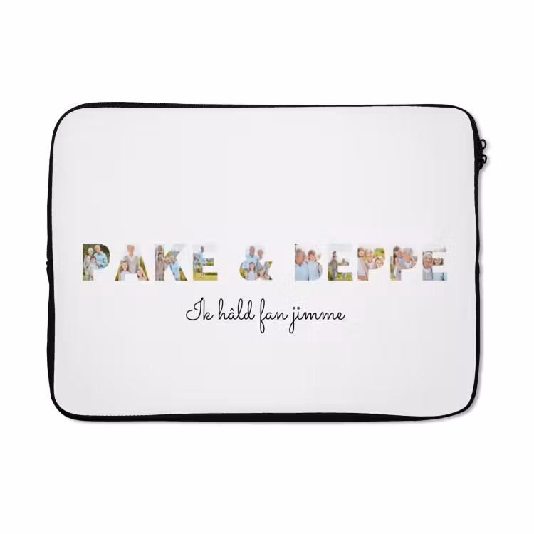 Gepersonaliseerde laptophoes - Pake & Beppe - Lettercollage — 5