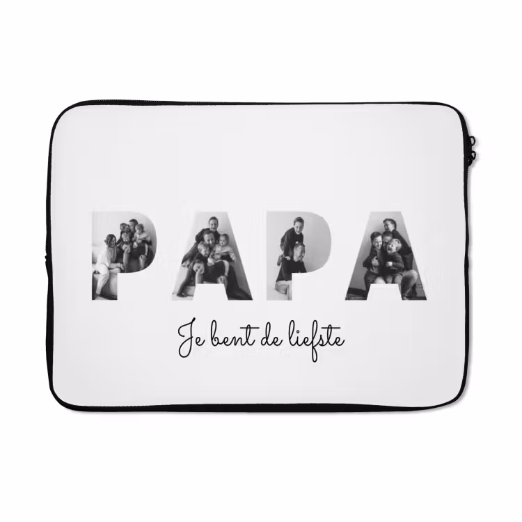 Gepersonaliseerde laptophoes - Papa - Lettercollage — 5