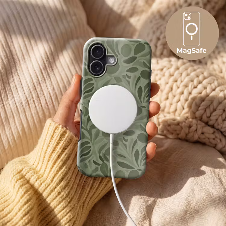 Telefoonhoesje Toughcase - Sereen - Bladeren - Groen — 8