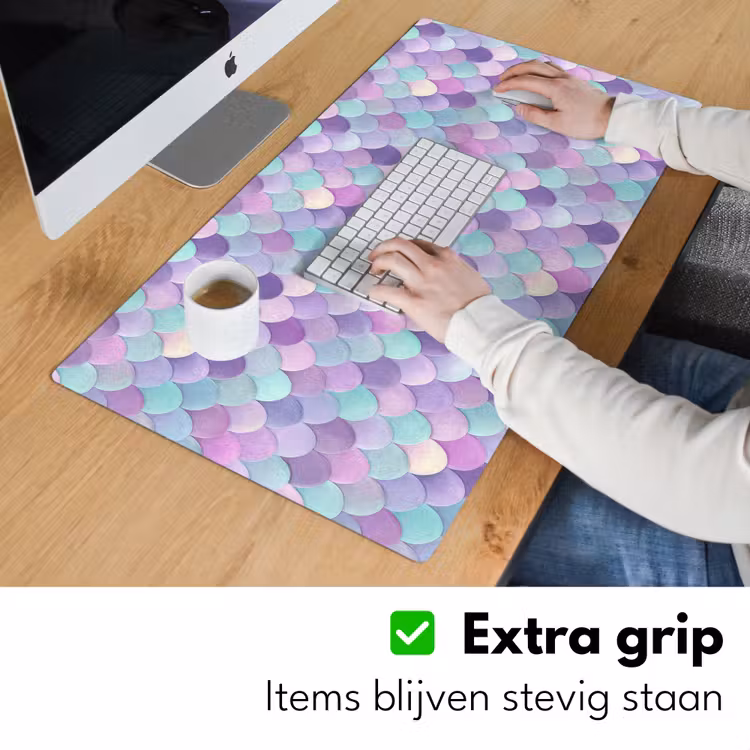 Bureau onderlegger - Dromerig - Zeemeermin - Pastel — 6