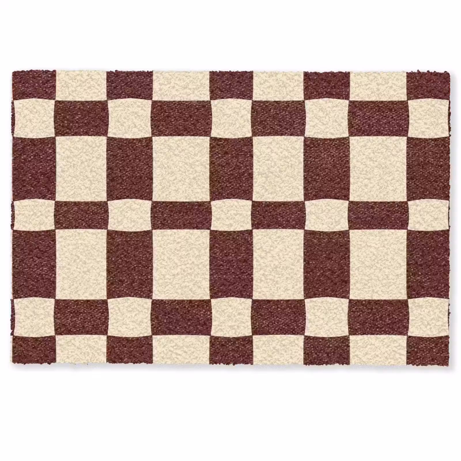 Deurmat - Retro - Patroon - Bruin — 1