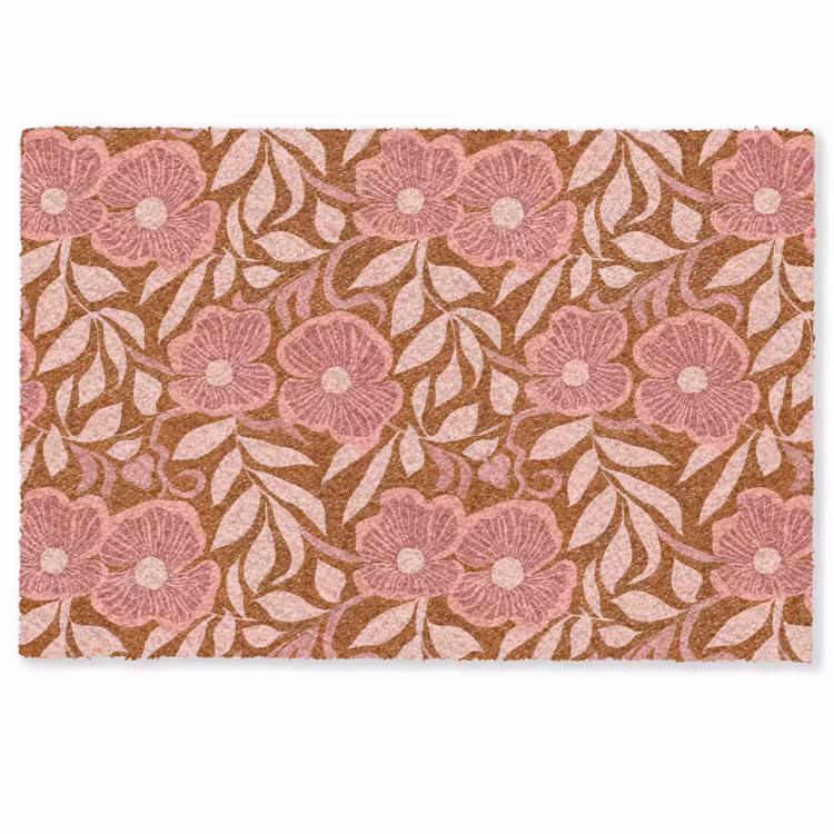 Deurmat - Sfeer - Bloemen - Roze — 1