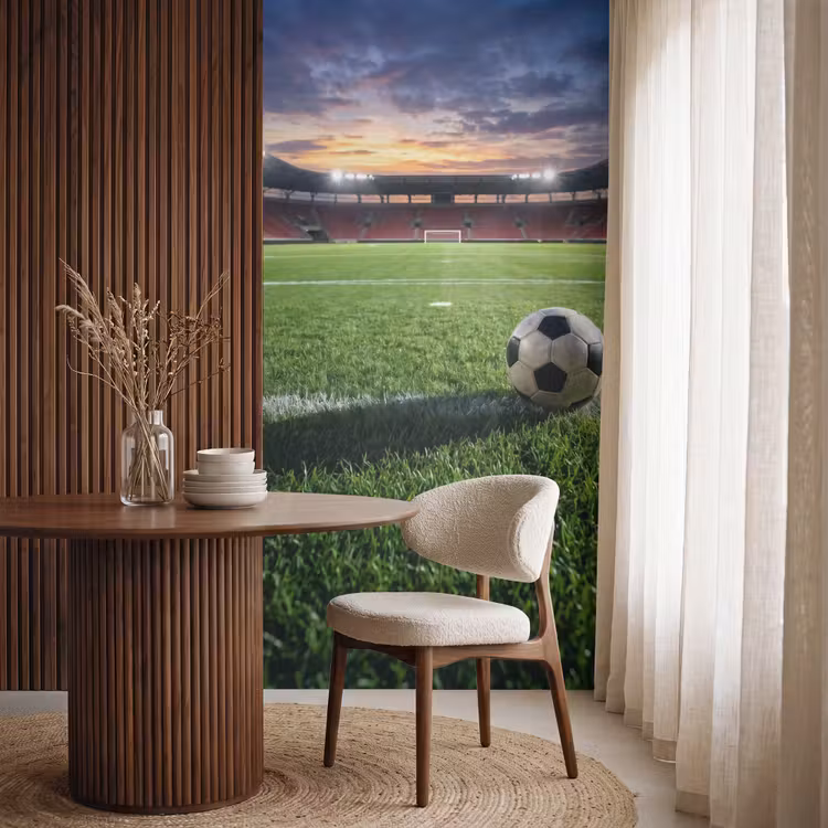 Behang - Voetbal - Stadion - Sport - Groen — 4