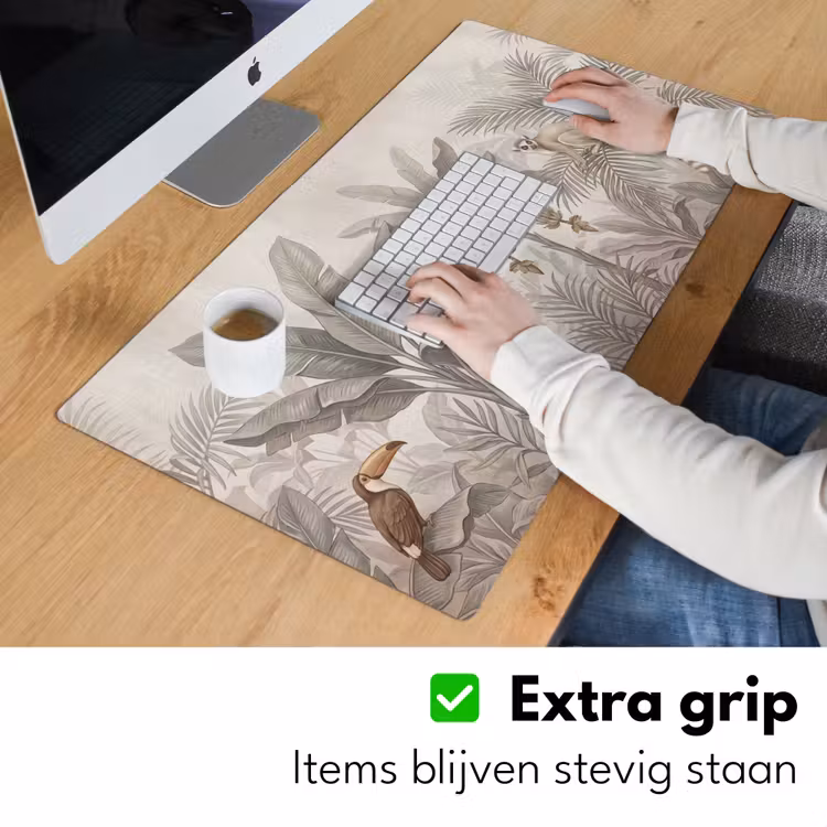 Bureau onderlegger - Natuur - Jungle - Ringstaartmaki - Bruin — 6