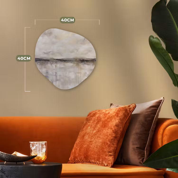 Organisch schilderij - Forex - Landschap - Horizon - Natuur - Abstract - Neutraal — 4