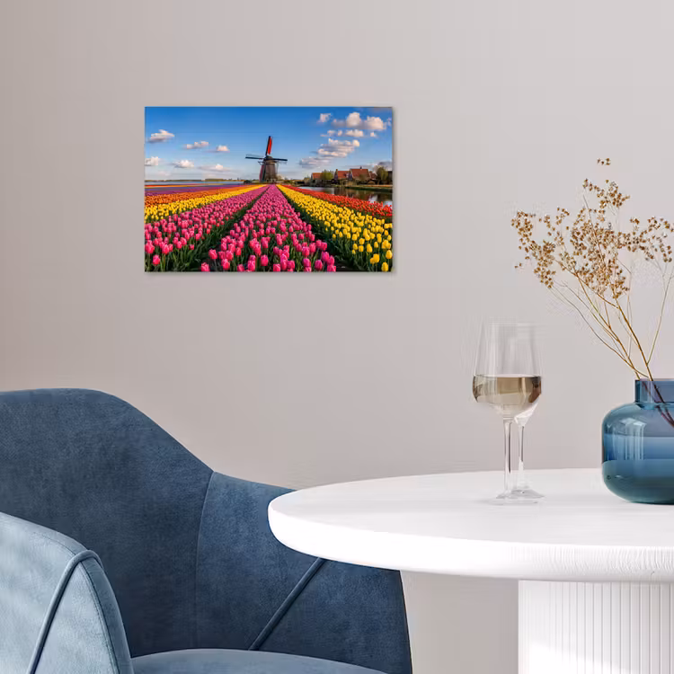 Poster - Tulpen - Holland - Molen - Kleurrijk — 4