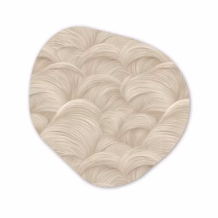 Organisch schilderij - Forex - Bogen - Patroon - Beige — 1