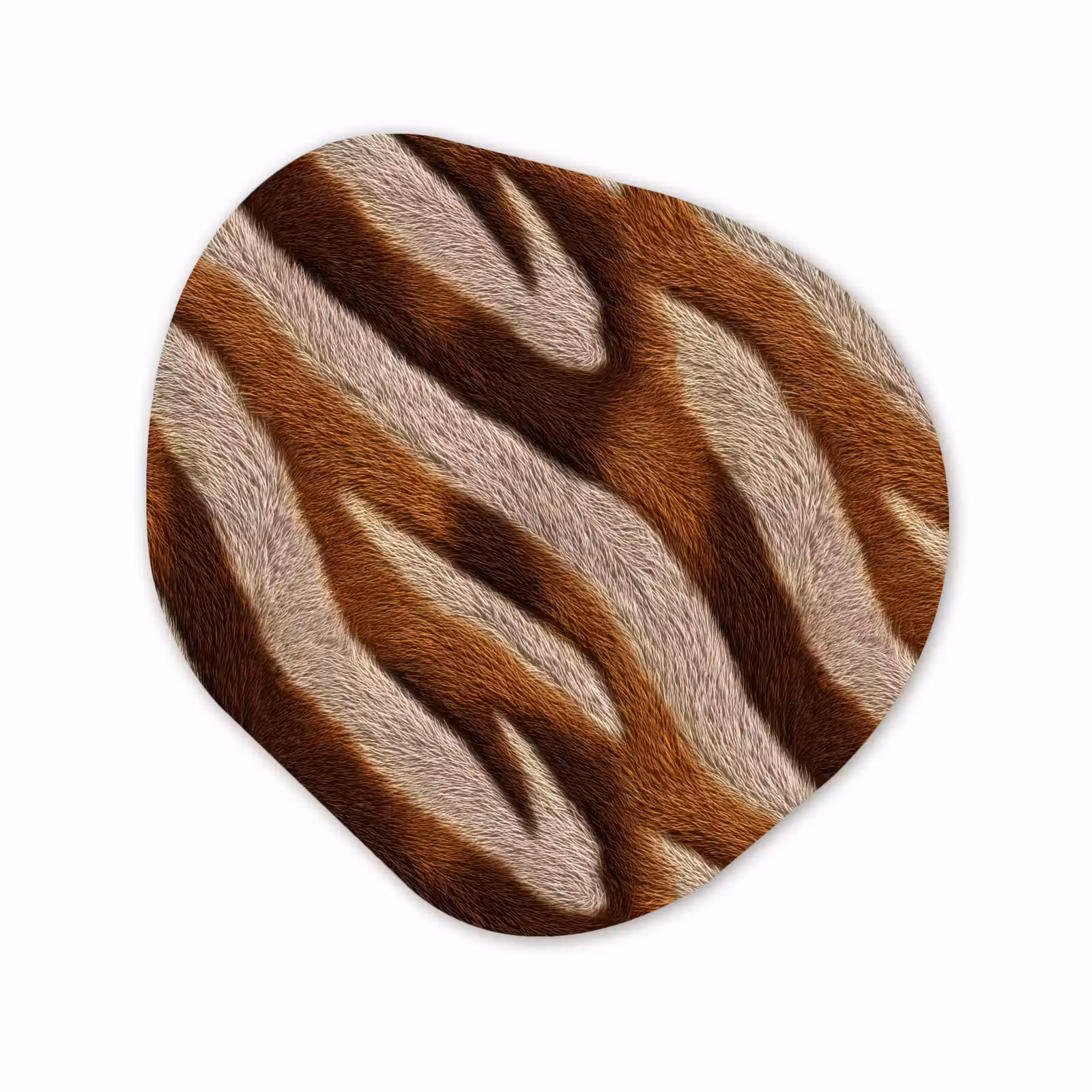 Organisch schilderij - Forex - Zebra - Bruin - Patroon — 1