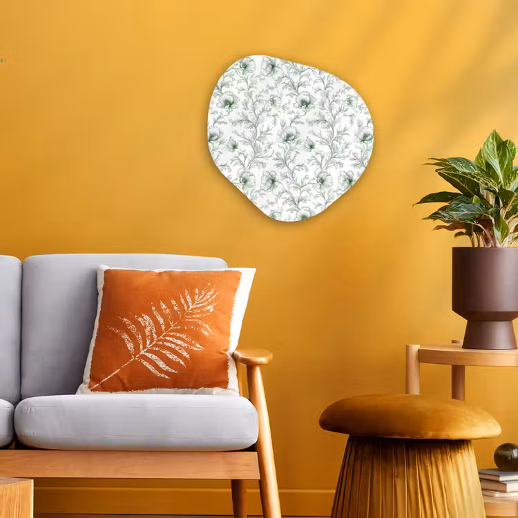 Organisch schilderij - Forex - Bloemen - Getekend - Groen — 3
