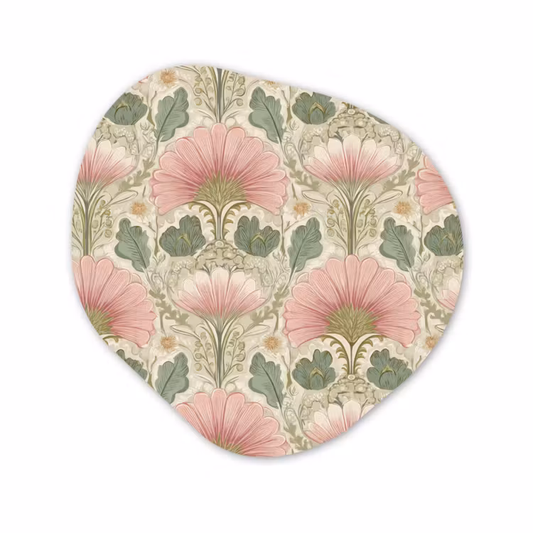 Organisch schilderij - Forex - Klassiek - Patroon - Roze — 1