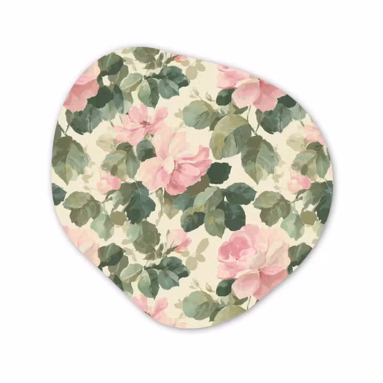 Organisch schilderij - Forex - Rozen - Botanisch - Roze — 1