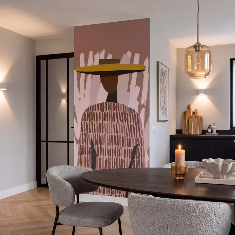 Behang - Abstract - Figuur - Illustratie - Hoed — 5