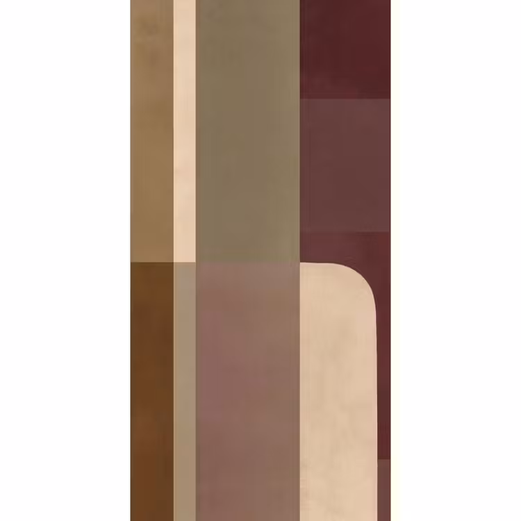 Behang - Vlakken - Abstract - Bordeaux - Lijnen — 2