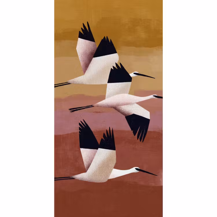 Behang - Vogels - Snavel - Abstract — 2