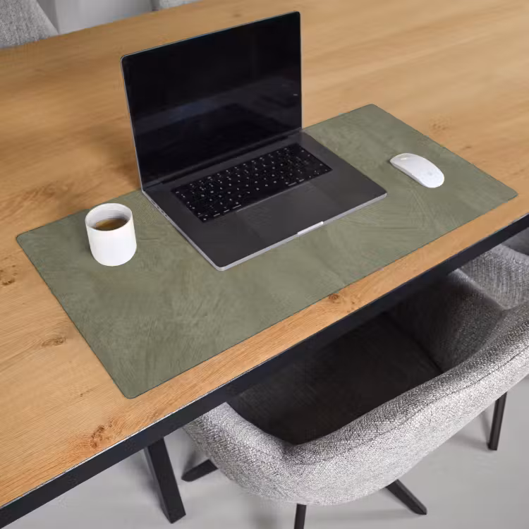 Bureau onderlegger - Textuur - Betonlook - Achtergrond - Modern - Groen — 3