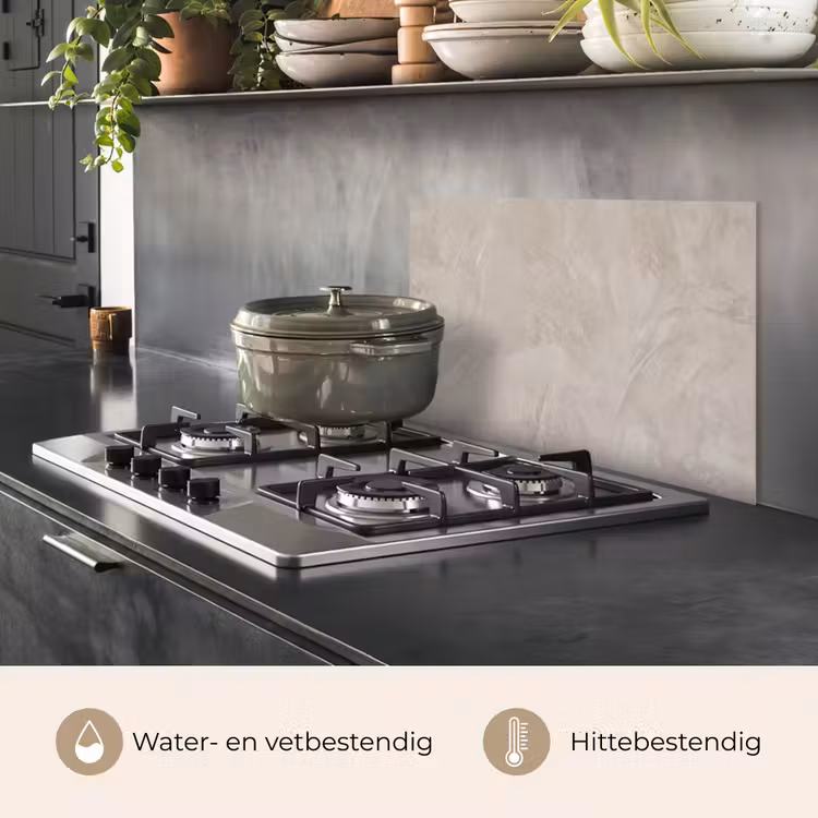 Spatscherm keuken - Textuur - Wand - Modern - Beige - Abstract — 7