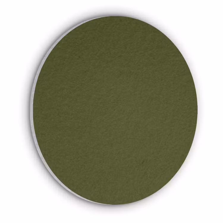 Akoestisch schilderij rond - Dark - Olive - Groen — 1