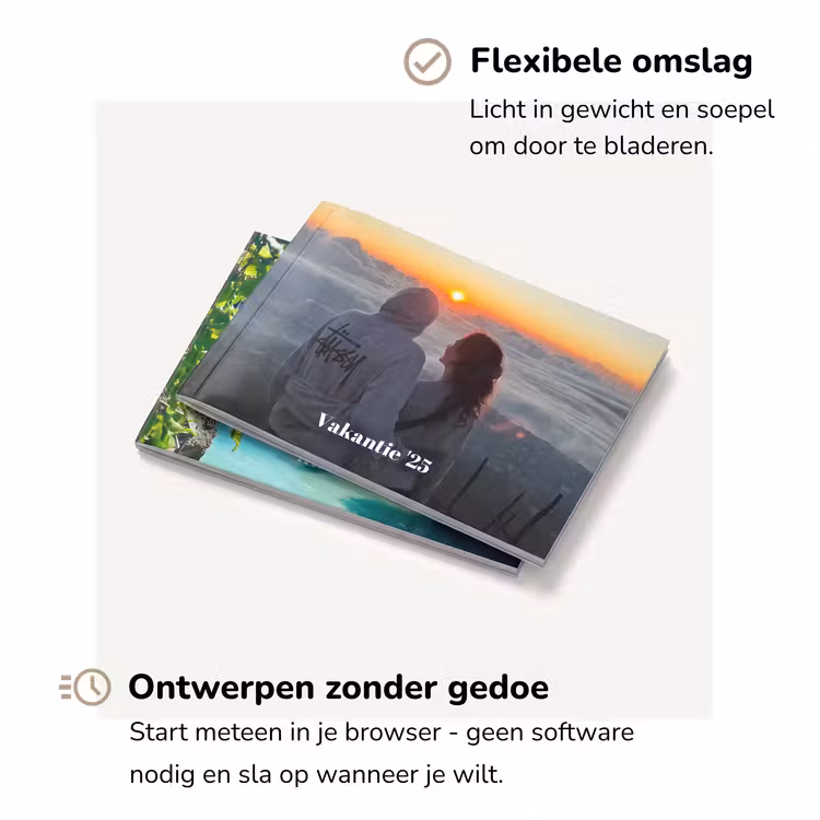 Fotoboek soft cover - Liggend 20x15 cm — 2
