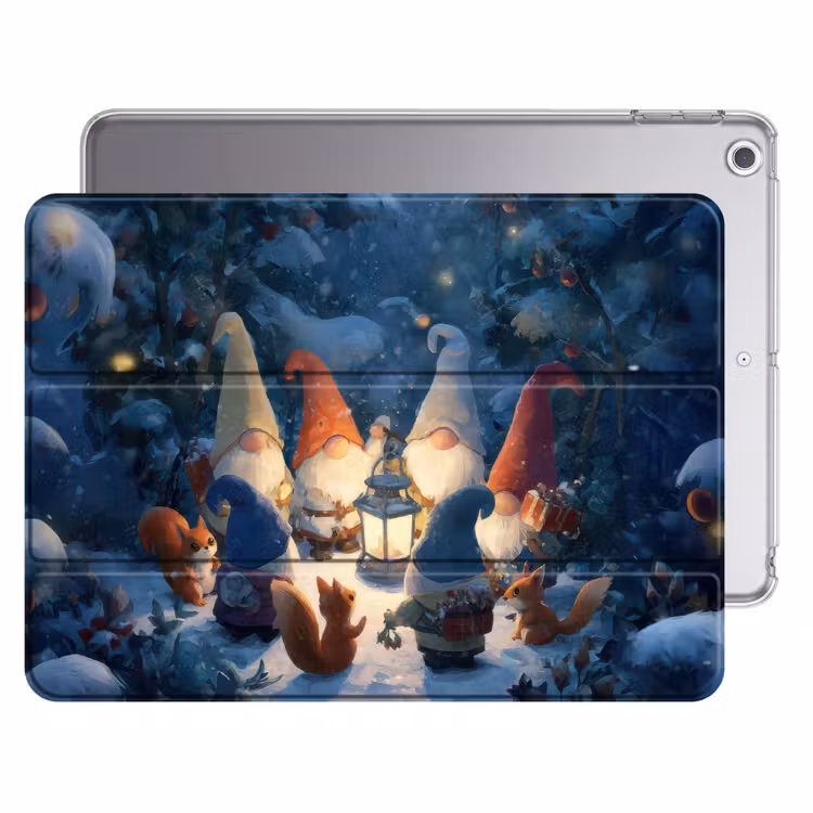 iPad hoes - Winter - Gnooms - Eekhoorns - Meerkleurig — 1