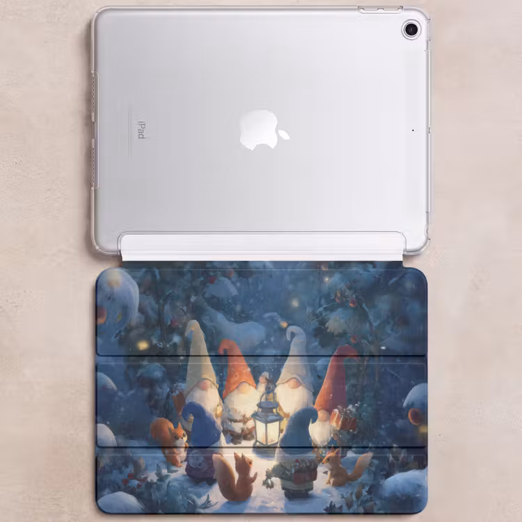 iPad hoes - Winter - Gnooms - Eekhoorns - Meerkleurig — 6