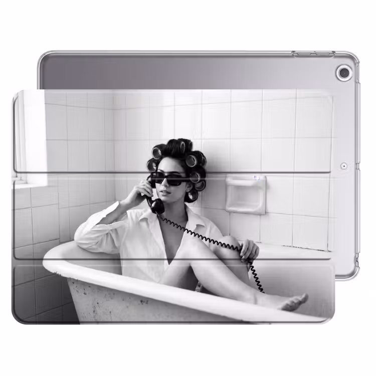 iPad hoes - Bad - Vrouw - Zwart - Wit — 1