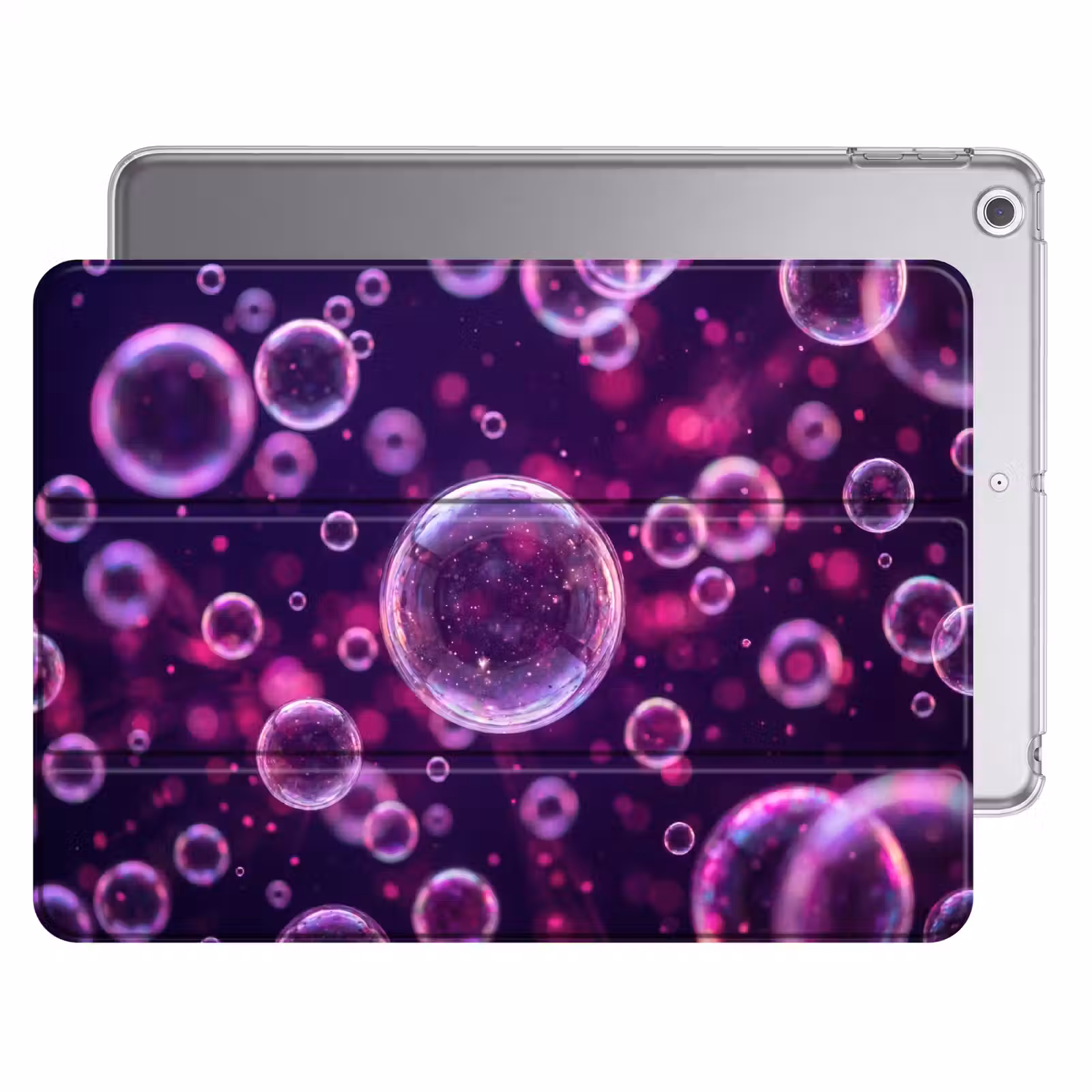 iPad hoes - Paars - Bubbels - Schuim — 1