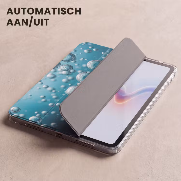 iPad hoes - Luchtbellen - Dynamisch - Blauw — 4
