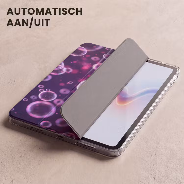 iPad hoes - Paars - Bubbels - Schuim — 4